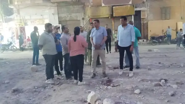 محافظ المنيا يوجه بسرعة التعامل مع انهيار جزئي لعقار بشارع الحسيني دون إصابات بشرية