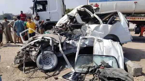 حبس مالك السيارة في حادث الطريق الإقليمي بالمنوفية بعد مصرع 19 مواطنًا واتهامه بتمكين متهم من القيادة دون رخصة