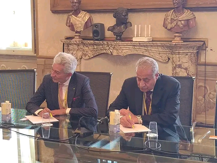 وزير التموين يواصل اجتماعاته بإيطاليا بلقاء ممثلى الشركة الإيطالية